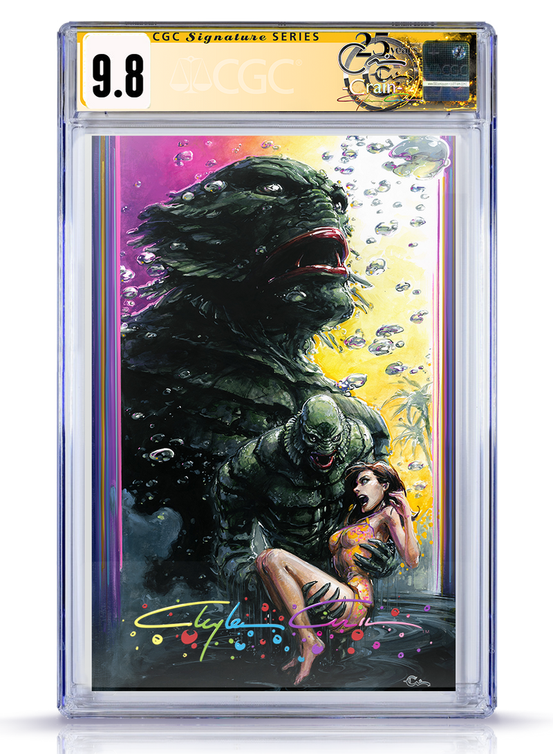 CGC Signature Series Bubble Remark Universal Movie Monsters: Creature From the Black Lagoon Lives! No. 1