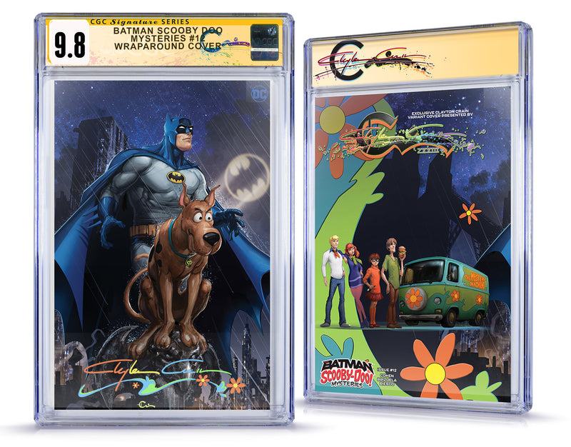 CGC Signature Series Mystery Machine Signature Batman Scooby Doo Mysteries Wraparound Variant Limited to 600 Copies w/COA