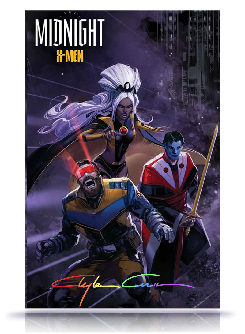 XMEN XMAN アメコミ ネイトグレイ マーベル　リーフ　洋書 PREORDER:Midnight X-Men Connecting Trade Dress Variant Signature w