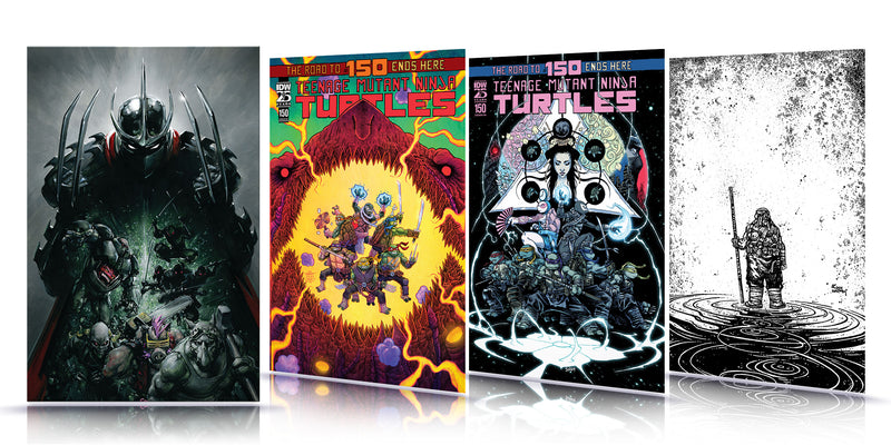 PREORDER: Four Pack 1:10; 1:25; 1:50 + TMNT #150 Virgin Cover Limited to 242 Copies