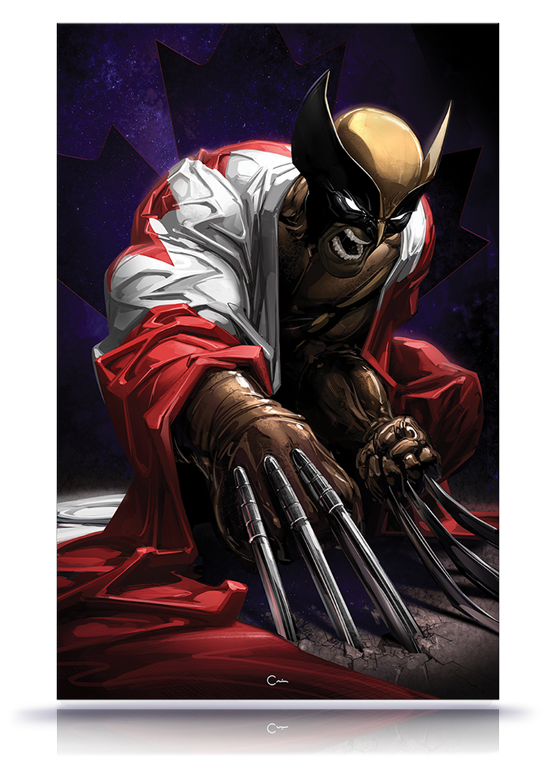 Wolverine #8/#350 Canadian Flag Variant – Clayton Crain