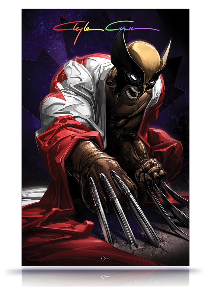 Infinity Signature w/COA Wolverine #8/#350 Canadian Flag Variant Infinity Signature w/COA Wolverine #8/#350 Canadian Flag Variant