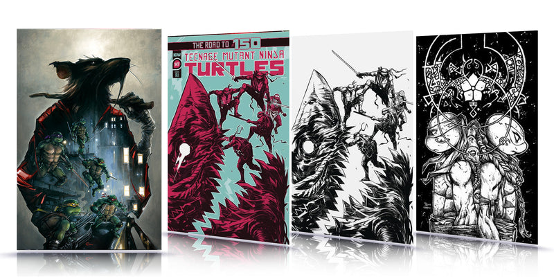 PREORDER: Four Pack 1:10; 1:25; 1:50 + TMNT #149 Virgin Cover Limited to 242 Copies