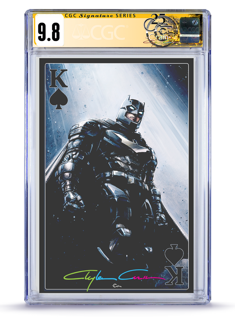 PREORDER: CGC Signature Series Batman 614 "Armored Batman" Ltd 450 (Three Color) Infinity Signature