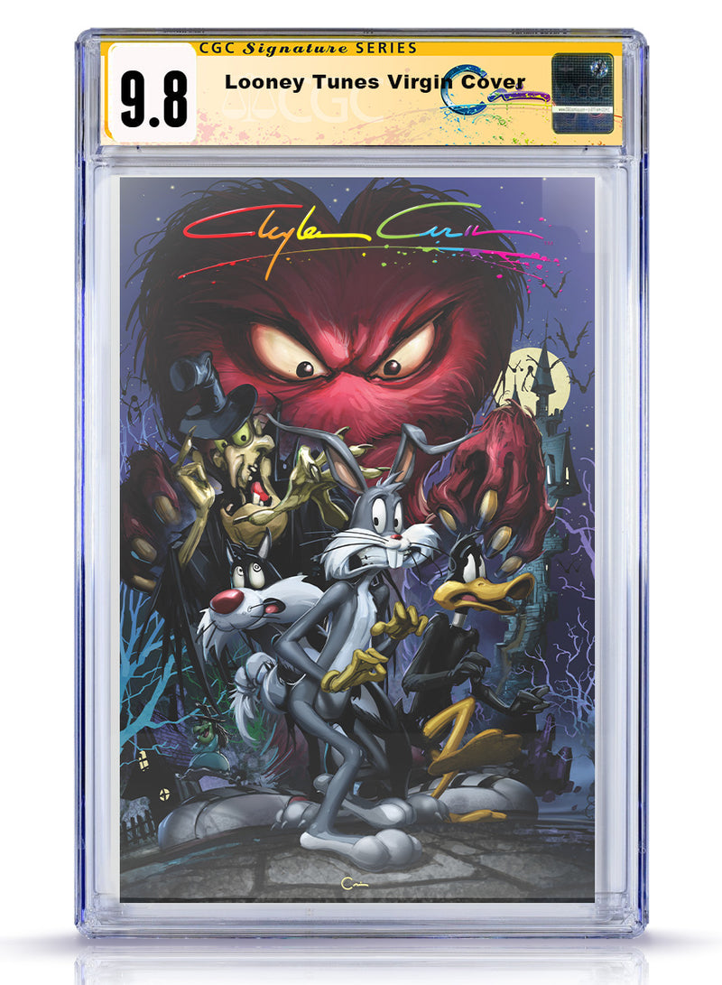 PREORDER CGC Murder Infinity Signed Looney Tunes Fright Night  Virgin Variant Limited to 600 Copies w/COA