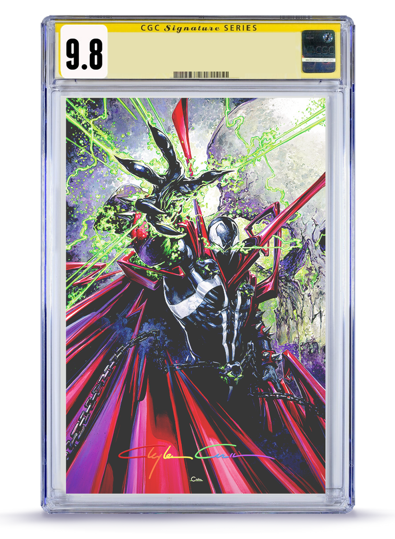 Spawn 301 Virgin Variant w/ Multicolor Sig CGC Signature Series 9.8