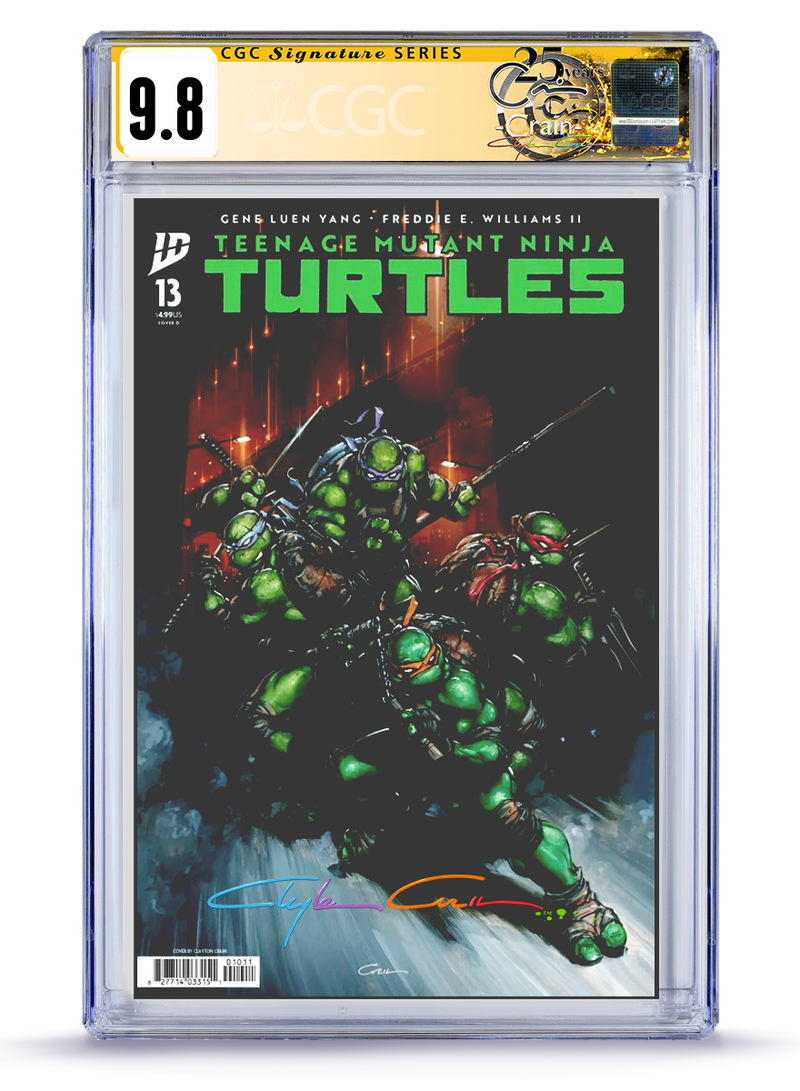 CGC Signature Series Infinity (3Color)  Signed  PREORDER: Trade Dress TMNT No. 13