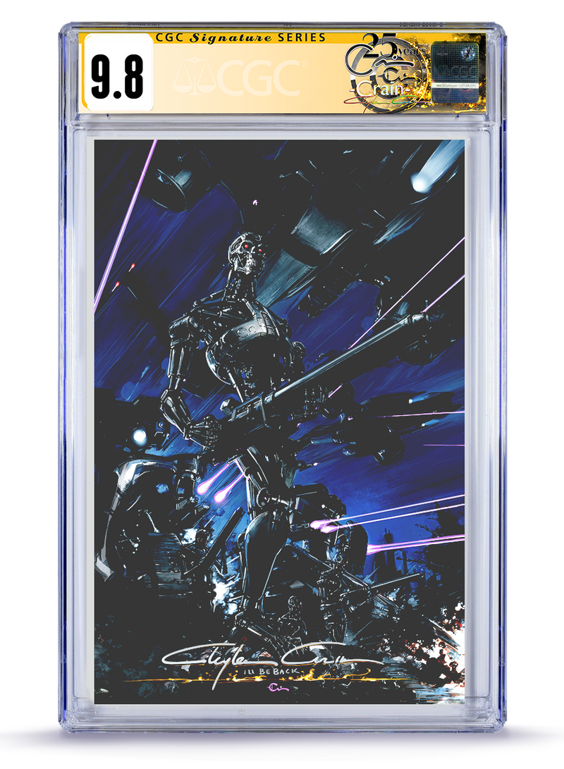 PREORDER: CGC Signature Series "I'll Be Back"  Signature Terminator No.1  Ltd to 242 Copies