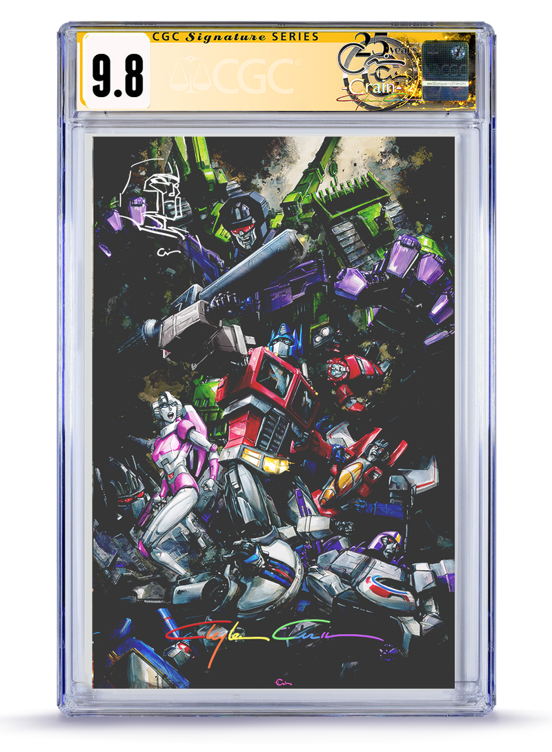 PREORDER CGC Signature Series Remarque Megatron Infinity Sig  w/COA Transformers No.20