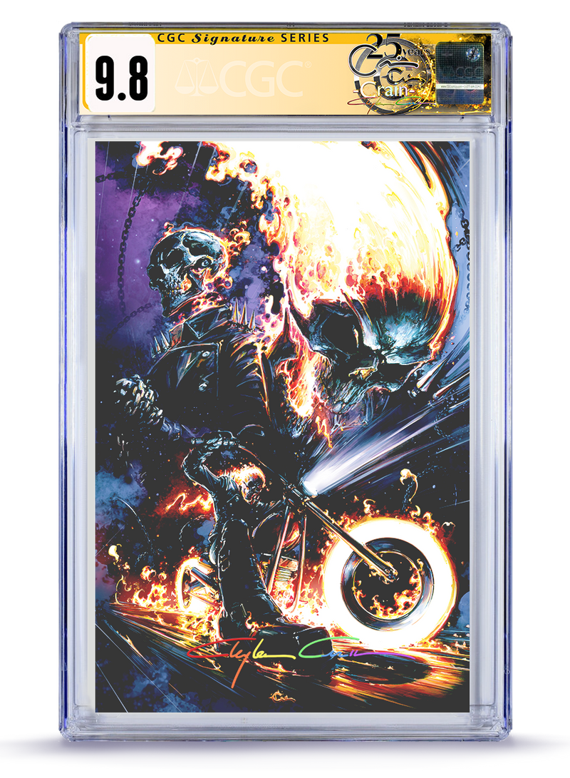 PREORDER: CGC  Spirits of Vengeance No. 1 Virgin Infinity Signature