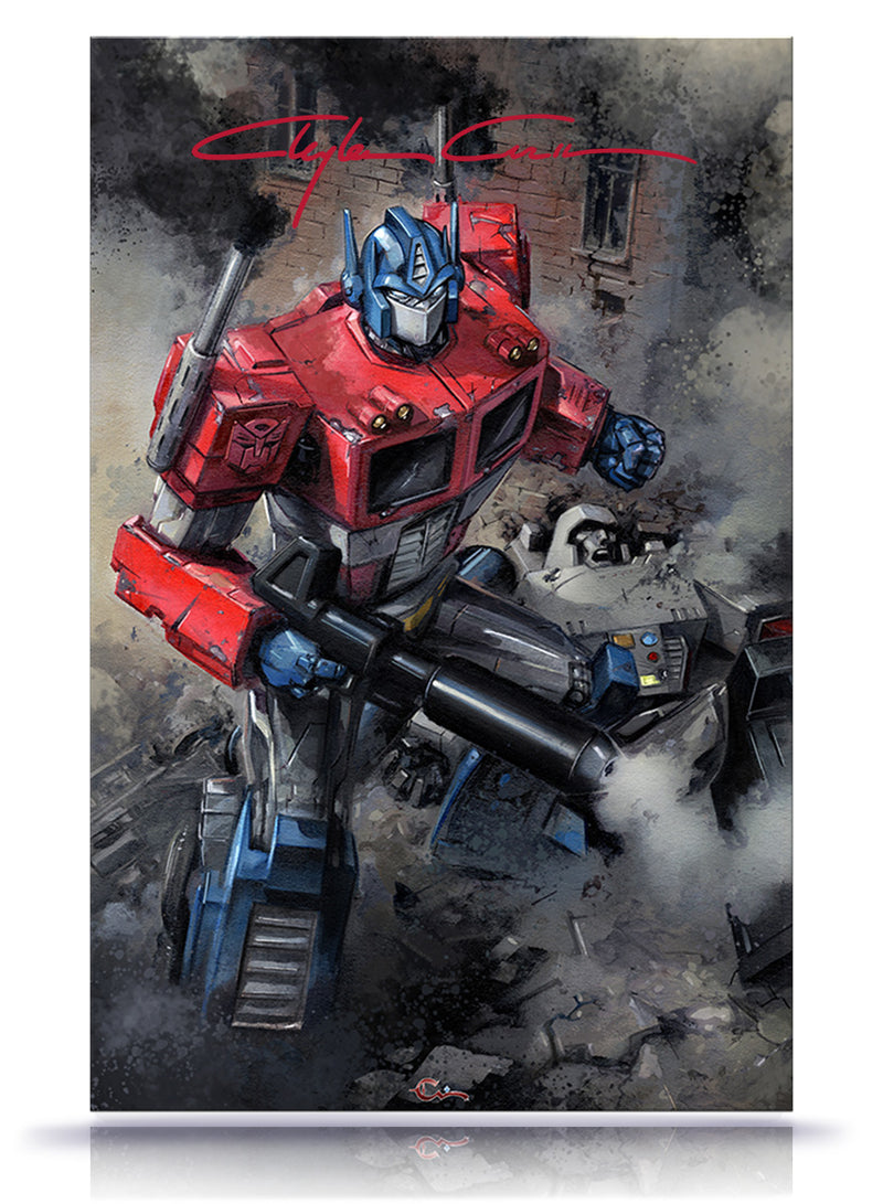 Classic Signature w/COA Oil Painted Transformers #1 7th Printing Ltd to 242 Copies