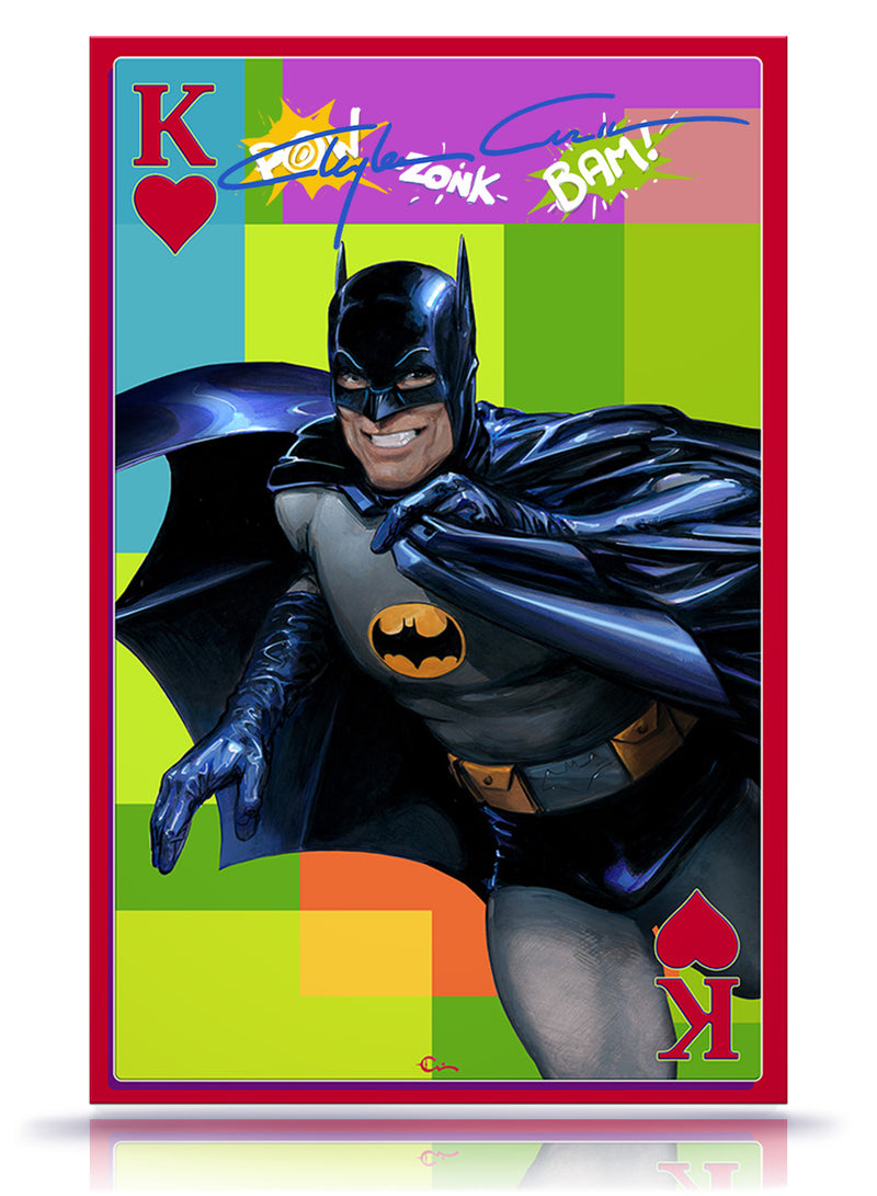 Batman 614 "Adam West" Ltd 475 POW BAM ZOINK Splash  Remark Signature w/COA