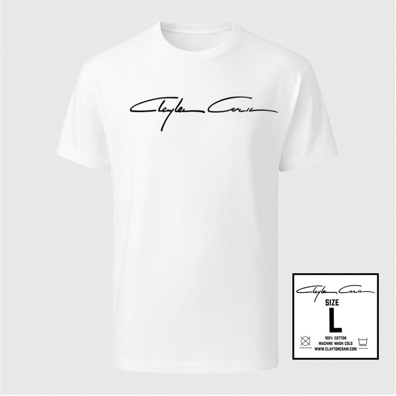 Official Clayton Crain: Classic  Signature Tee