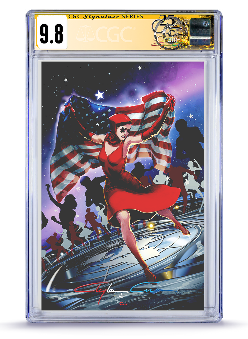 PREORDER: CGC NYCC Department of Truth Foil Patriotic Signature