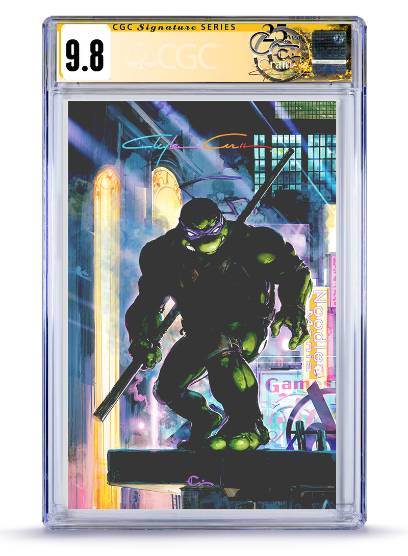 PREORDER: TMNT No. 2   CGC Signature Series Donatello  Infinity Signature 9.8