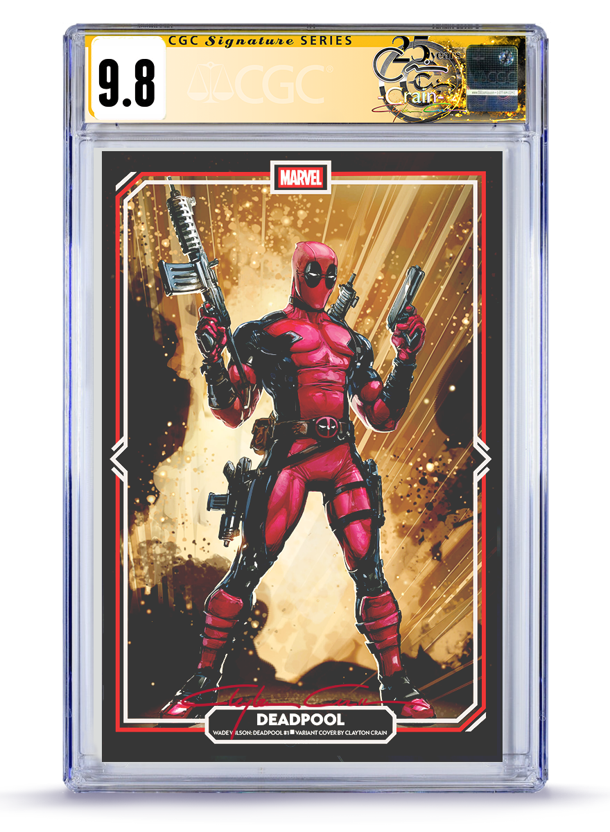 PREORDER:Wade Wilson Deadpool No. 1 Classic Signature 9.8 CGC