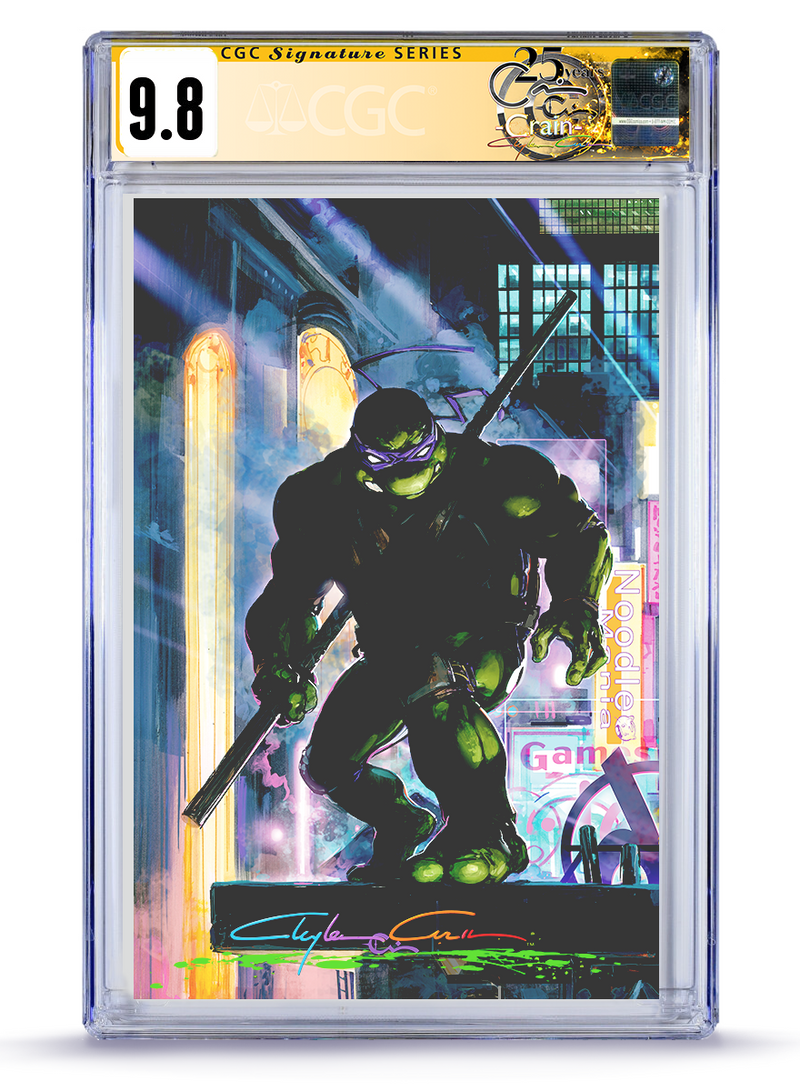 PREORDER: TMNT No. 2   CGC Signature Series Donatello Murder Infinity Ooze Signature 9.8