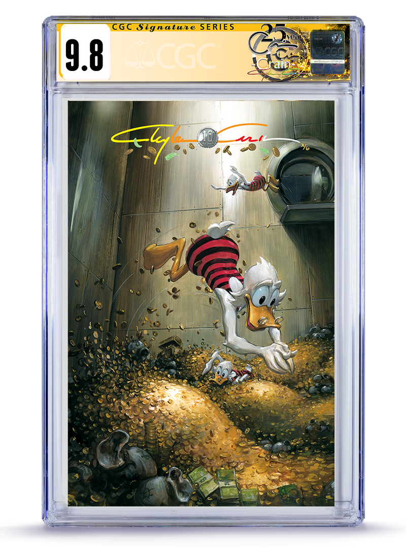 PREORDER:CGC Lucky Dime Ltd to 6 Remarque  DuckTales No. 5 Virgin Variant Limited to 300 Copies w/COA