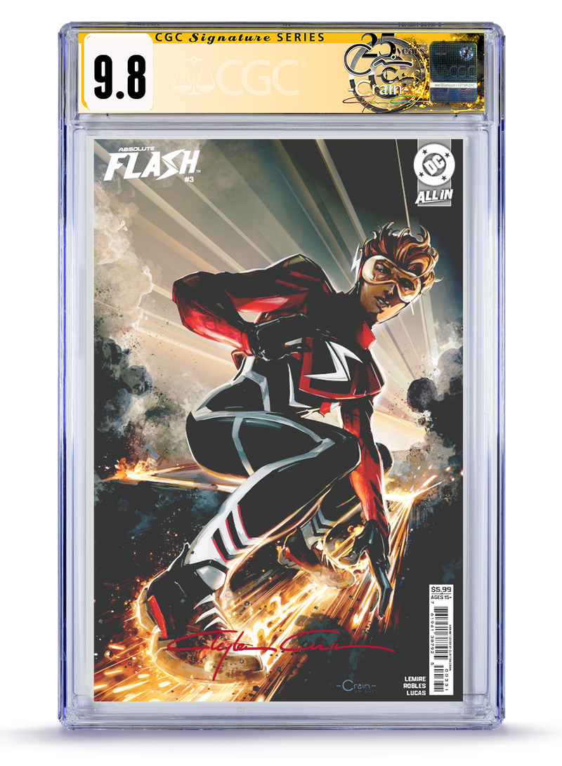 CGC Signature Series Classic Signed  PREORDER: Absolute Flash No. 3 TRADE DRESS