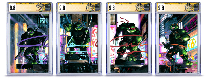 PREORDER: TMNT No. 2   Colossal Murder Infinity Full Set CGC Signature Series 9.8 Four Pack