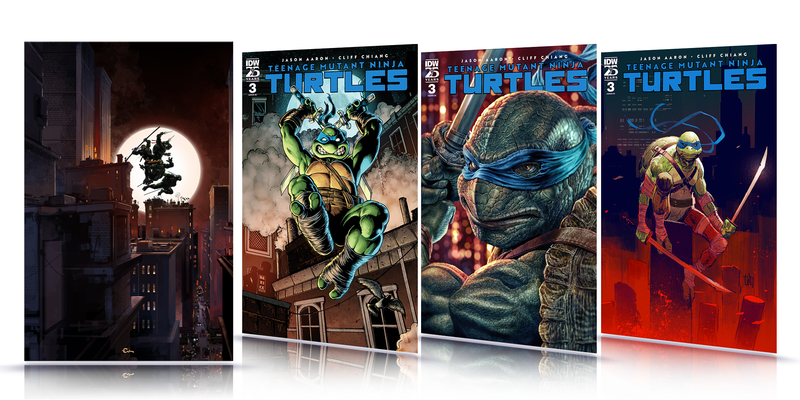 PREORDER: Four Pack 1:50 1:75 1:100 + TMNT No. 3 Limited to 180 w/coa