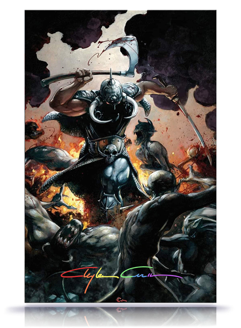 Frazetta Death Dealer No. 1 Virgin Cover w/Infinity Signature