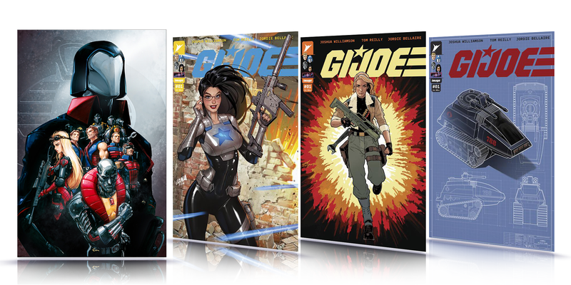 Four Pack  GIJOE #1 Virgin Variant Limited to 200 Copies w/COA