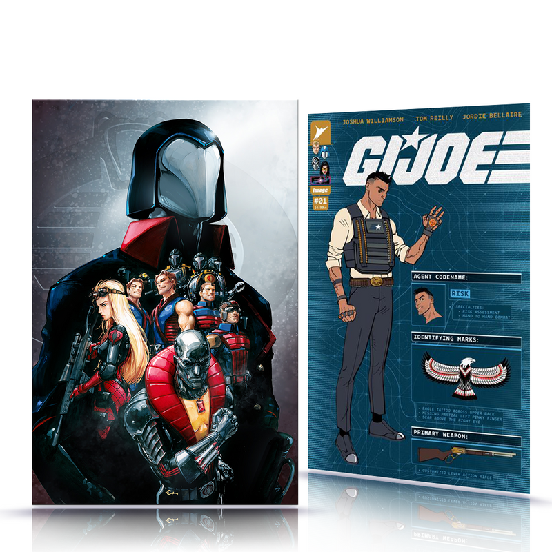 Two Pack 1: 250 Reilly GIJOE #1 Virgin Variant Limited to 200 Copies w/COA