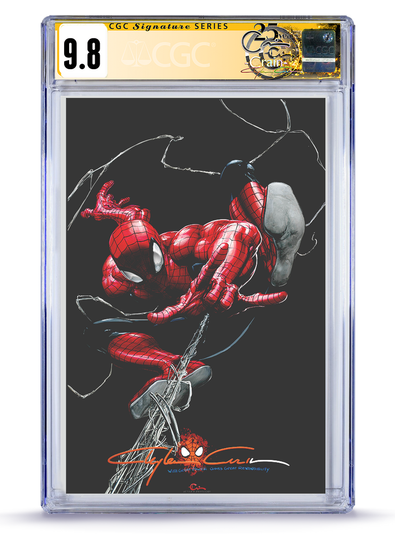 PREORDER: CGC "Great Power Comes Great Responsibility"   Spiderman Signature LTD To 6 Numbered Copies Fan Expo Boston Con Release