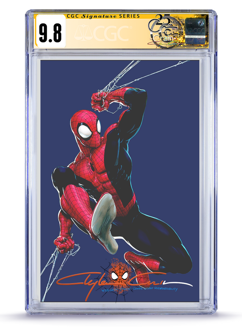 PREORDER: CGC "Great Power Comes Great Responsibility"   Spiderman Signature LTD To 6 Numbered Copies ASM 94