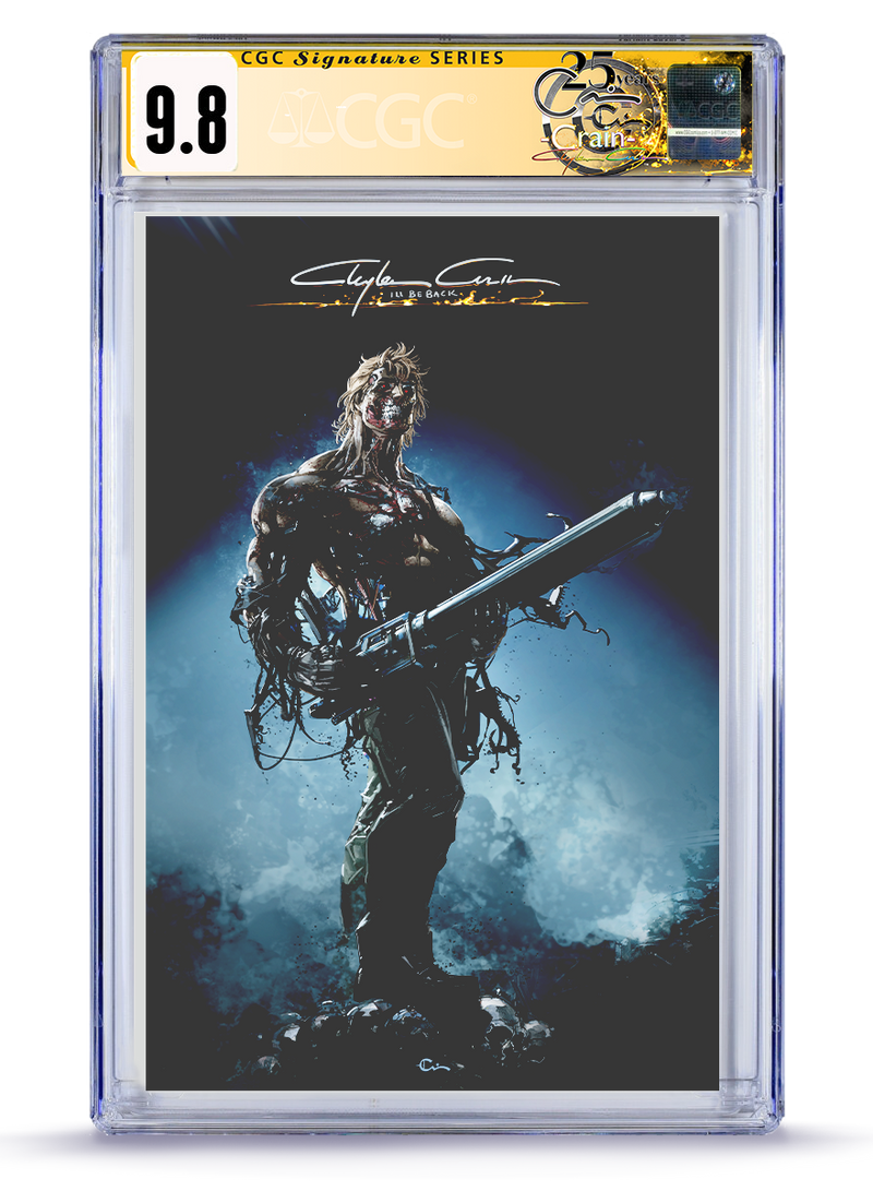 SECRET DROP!  CGC Signature Series I'll Be Back Remark NYCC TERMINATOR 1984 Virgin LIMTED TO 84 Copies