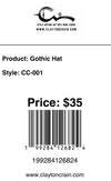 Now Shipping!  Gothic Crain Signature  Embroidered Baseball Cap Hat