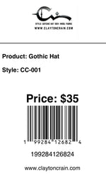Now Shipping!  Gothic Crain Signature  Embroidered Baseball Cap Hat