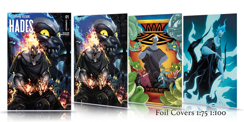 Incentive Bundle  4 Pack Hades #1 Set Limited to 250 Trade Virgin Set w/ 1:75 & 1:100 Foils