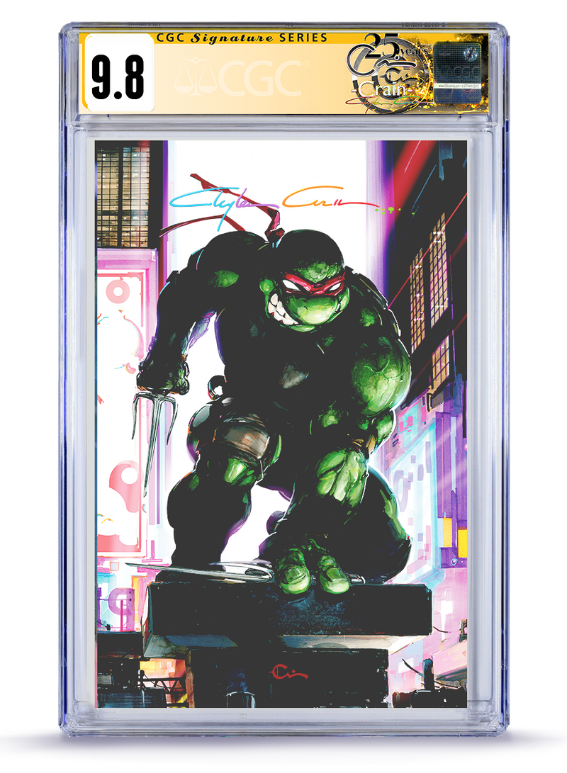 PREORDER: TMNT No. 2   CGC Signature Series Raphael  Infinity Signature 9.8