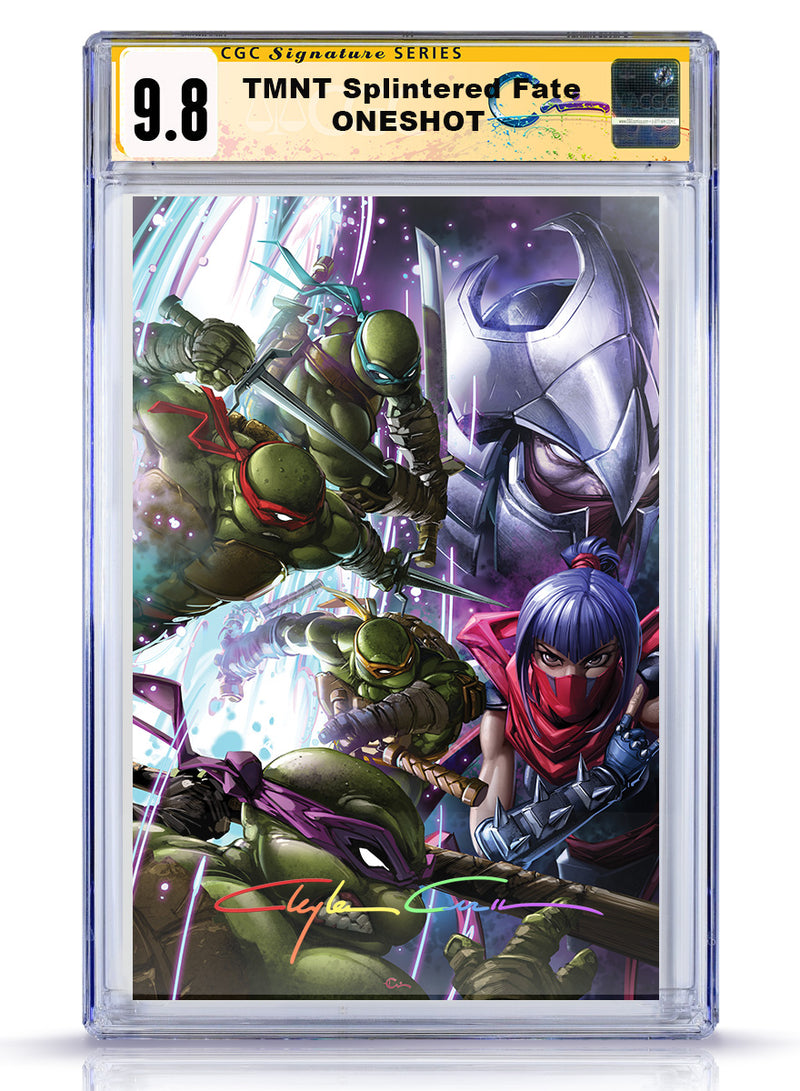 PREORDER: CGC SIGNATURE SERIES Infinity Signed TMNT:  Splintered Fate One Shot  LTD 250 Virgin Covers