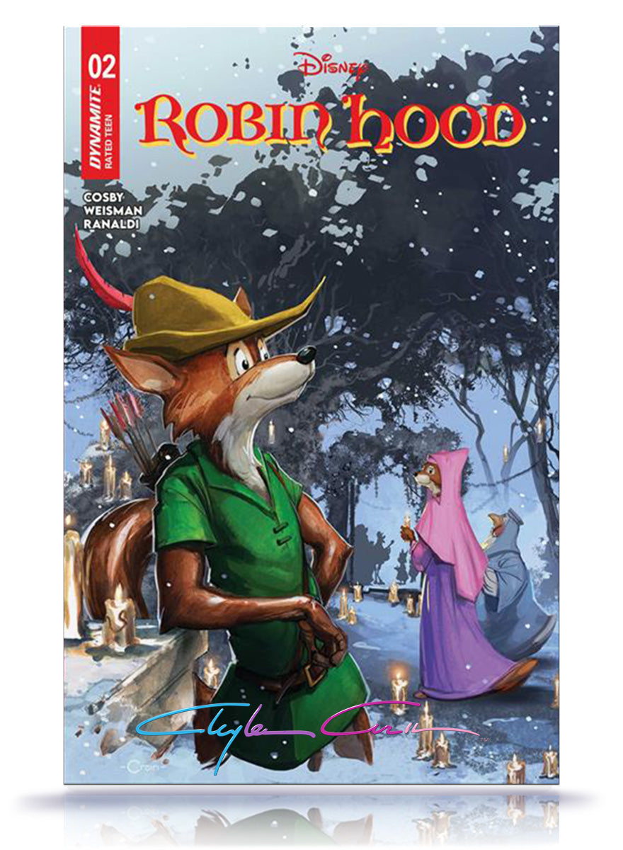 Robin Hood No. 2 comic book with classic signature