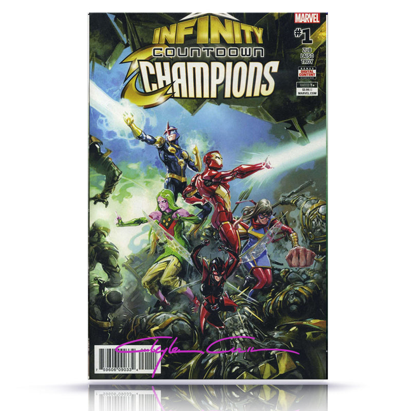 Classic Signature w/coa Infinity Countdown Champions #1