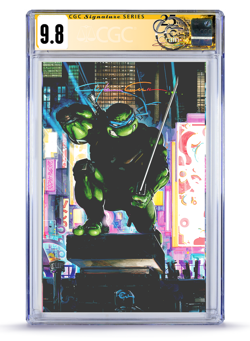 PREORDER: TMNT No. 2   CGC Signature Series Leonardo  Infinity Signature 9.8