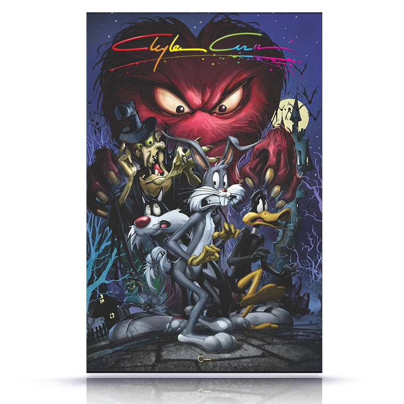 PREORDER Murder Infinity Signed Looney Tunes Fright Night  Virgin Variant Limited to 600 Copies w/COA