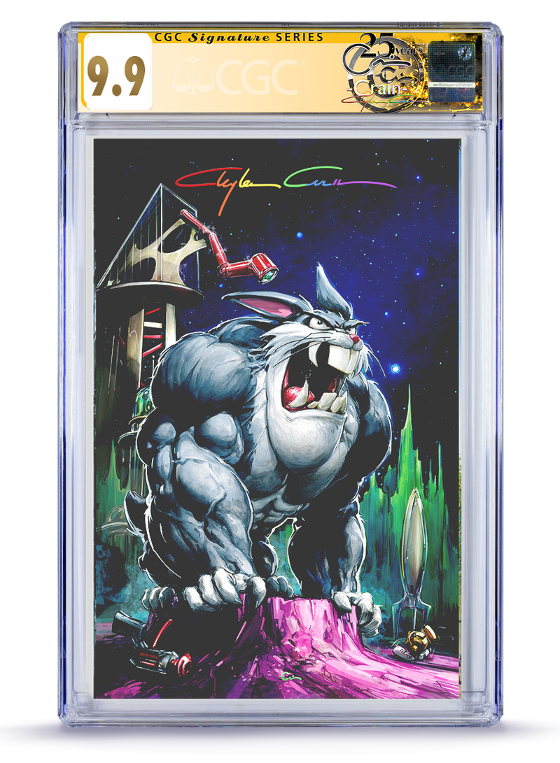 9.9  CGC Infinity Hermunculous Bunny Looney Tunes No. 280 LTD 400 w/COA
