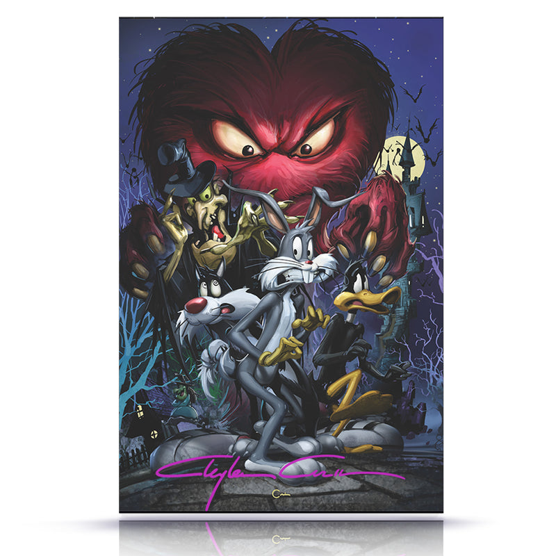 PREORDER Classic Signed Looney Tunes Fright Night  Virgin Variant Limited to 600 Copies w/COA