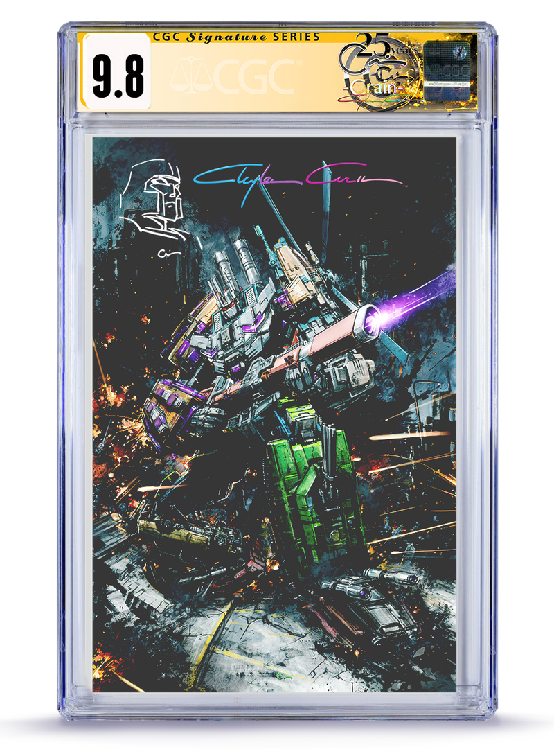 PREORDER CGC Signature Series Remarque Megatron w/COA Transformers No.14