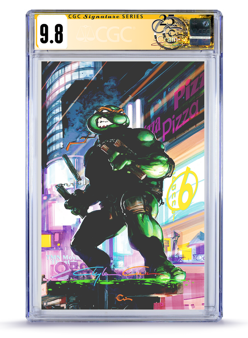 PREORDER: TMNT No. 2   CGC Signature Series Michelangelo Murder Infinity Ooze Signature 9.8