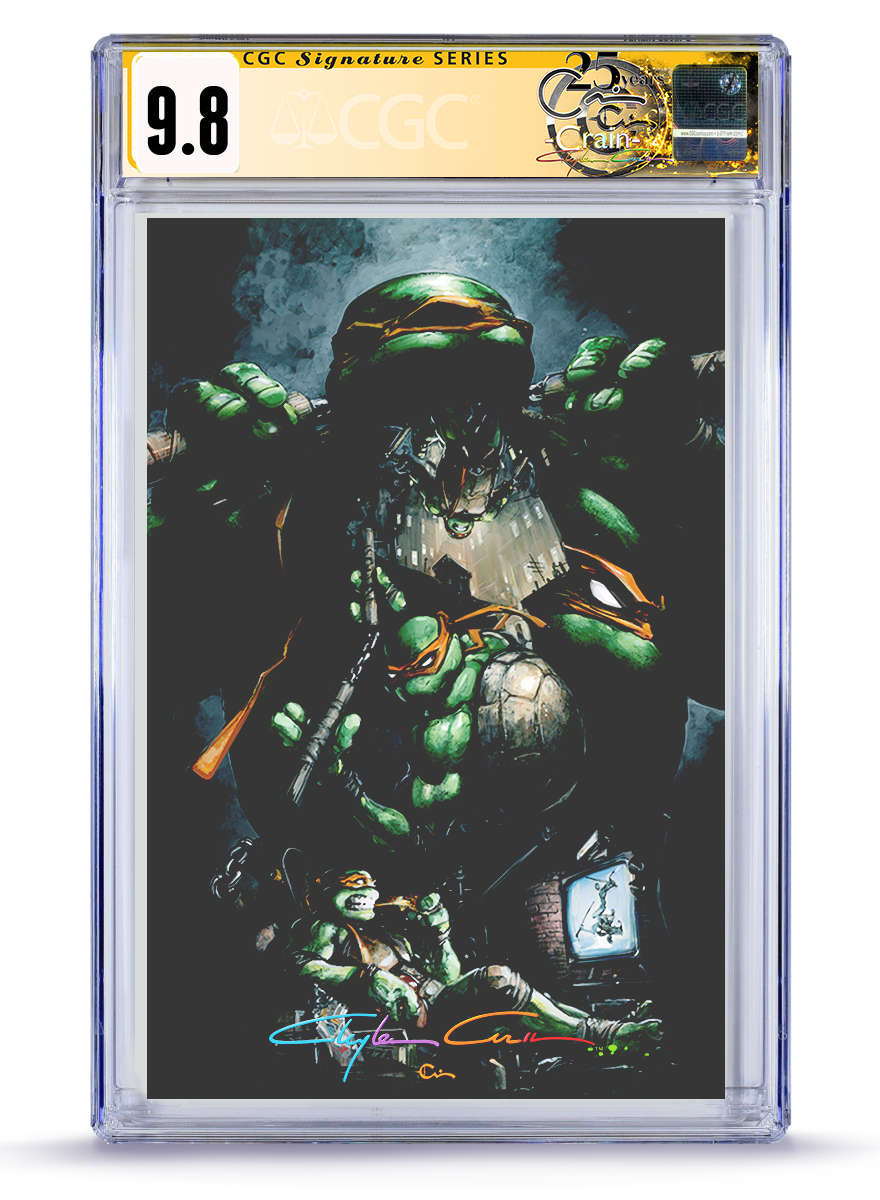 PREORDER: TMNT No. 9  Michelangelo  CGC Signature Series 9.8