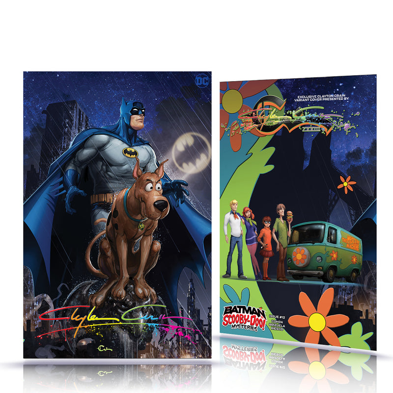 PREORDER Murder Infinity Signed Batman Scooby Doo Mysteries Wraparound Variant Limited to 600 Copies w/COA