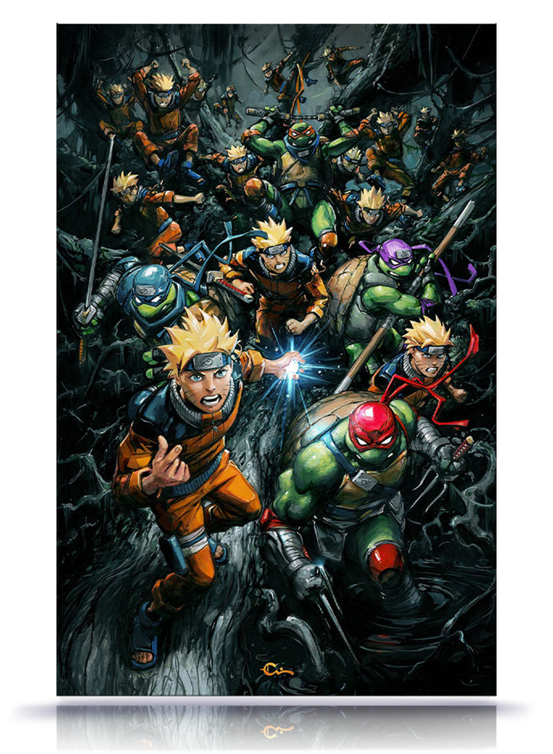 TMNT Naruto No. 1  Virgin Cover Limited to 242 Copies