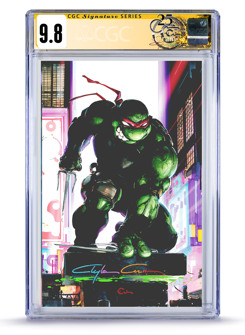 PREORDER: TMNT No. 2   CGC Signature Series Raphael Murder Infinity Ooze Signature 9.8