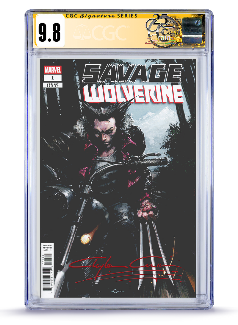 PREORDER: Savage  Wolverine  No. 1  Snikt Signature 9.8 CGC Signature Series