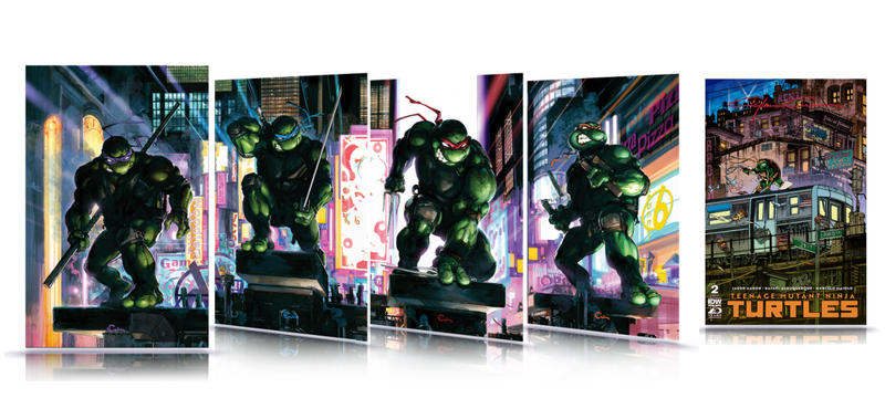 PREORDER: TMNT No. 2  Five Pack LTD to 300 1:25 Incentive